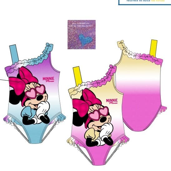 Costume da bambina 3/8 anni Minnie by Suncity – Serie completa 4 taglie